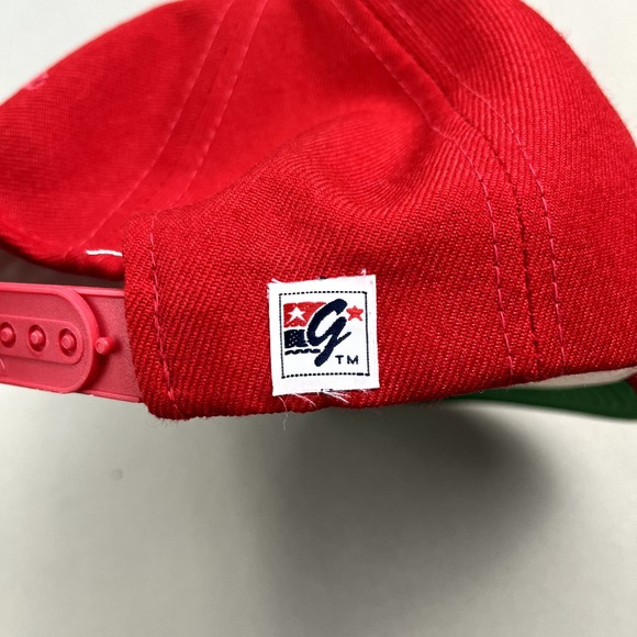 Vintage Iowa State University Hat Cap Snapback Red The Game Cyclones Adjustable - Picture 5 of 7